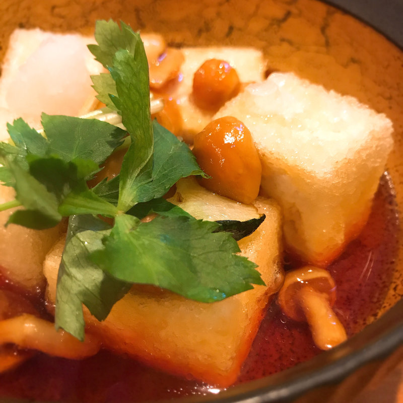 揚げ出し豆腐(手打そば尾沼)