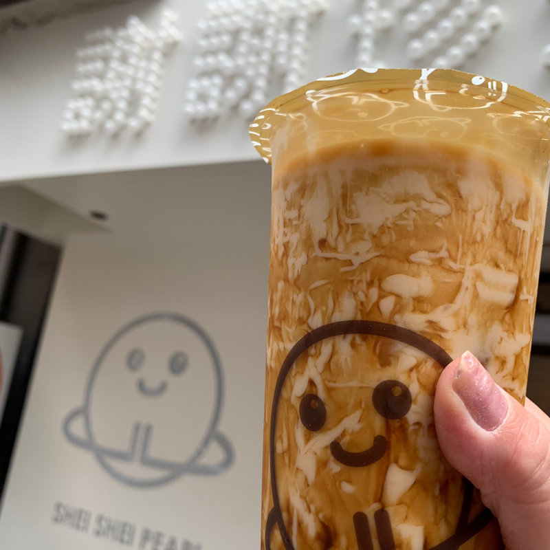 極 黒糖ほうじ茶生タピオカ(謝謝珍珠（シェイシェイパール）)