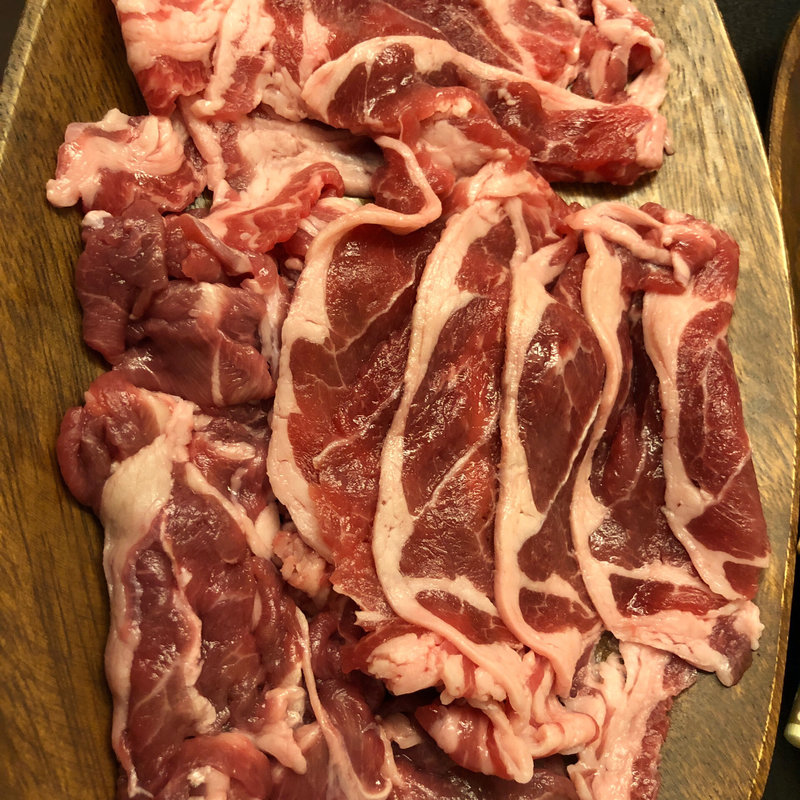 ラム・黒豚しゃぶコース(若菜 黒豚しゃぶしゃぶ処)