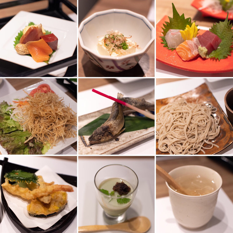 姫山コース(花そば・料理 ゆう)