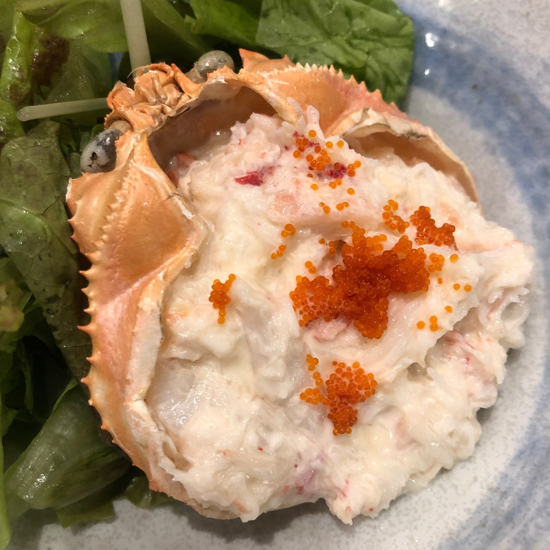 カニだけサラダ(鰓呼吸 麻布十番商店街 （エラコキュウ）)
