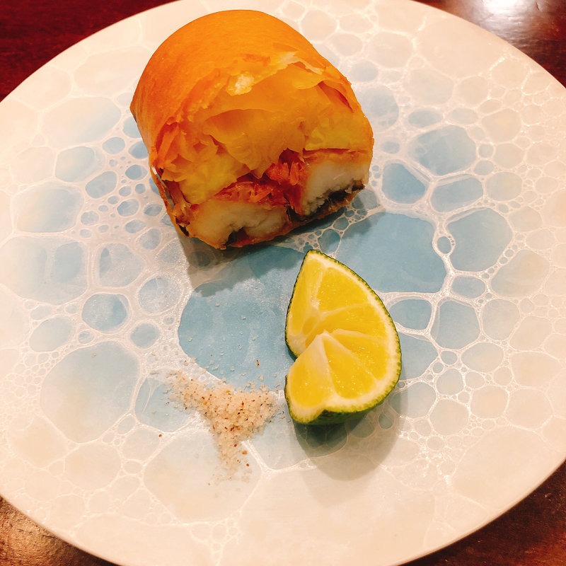 ハモの春巻き(虎峰 （コホウ）)