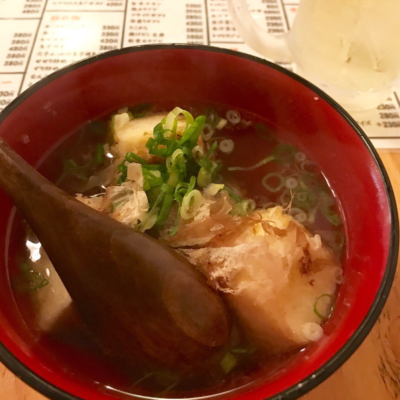 揚げだし豆腐 (居酒屋 播州酒場 姫路駅前店)