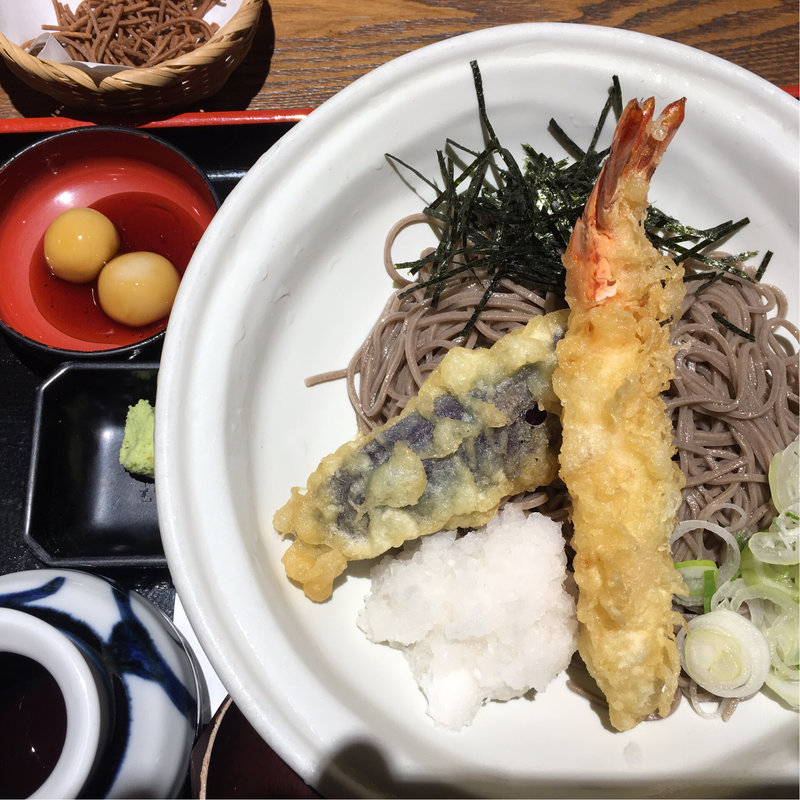 大海老天おろしそば(信州そば処 そじ坊 川崎アゼリア店)