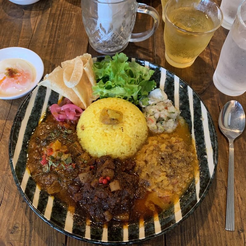 3種盛りカレー(ロクパ rogspa)