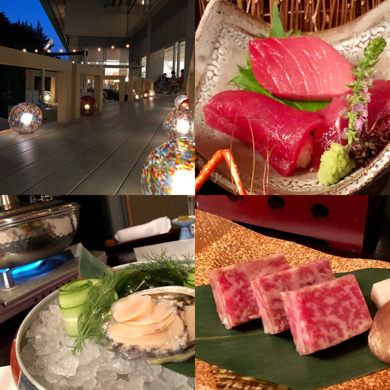 夏の大間のマグロ、アワビの冷しゃぶ懐石(星野リゾート 界 津軽 （【旧店名】星野リゾート 泉 津軽）)