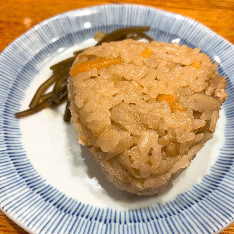 かしわおにぎり(因幡うどん 博多デイトス店)