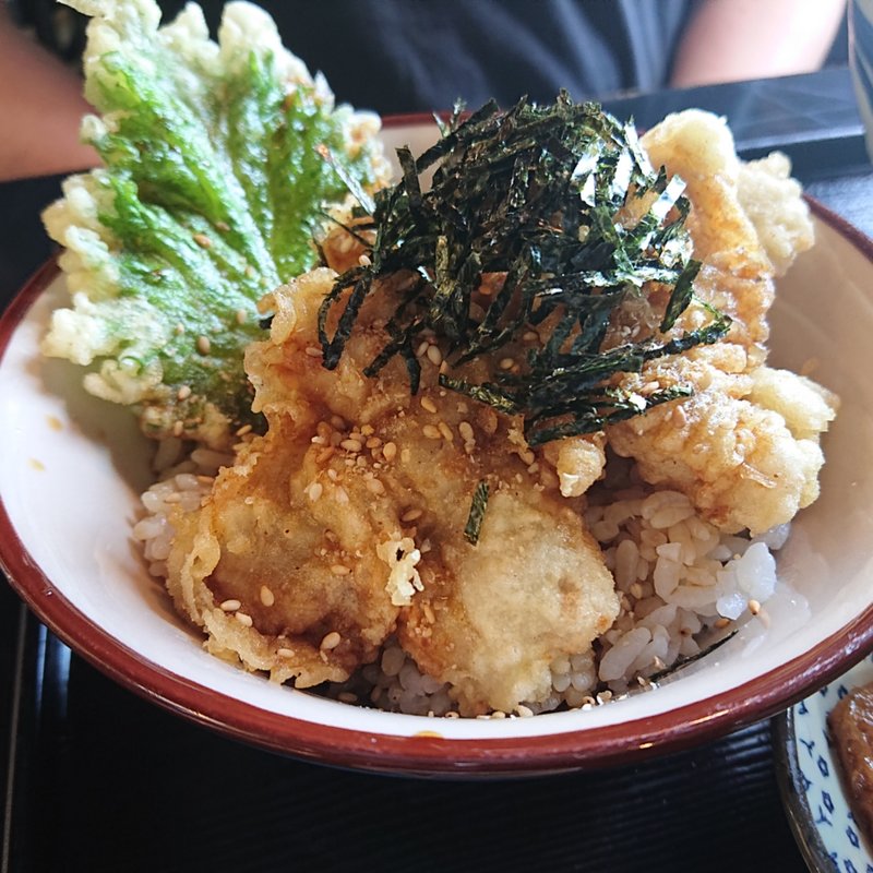 とり天丼(小)(さぬきうどん工房　麦笑)