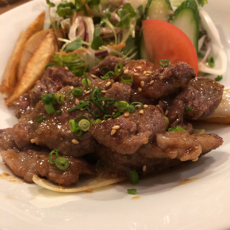 焼肉定食(洋食堂はなや)