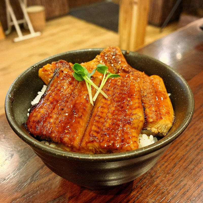 うなぎののっけ飯( 灼味噌らーめん 八堂八（やどや）)