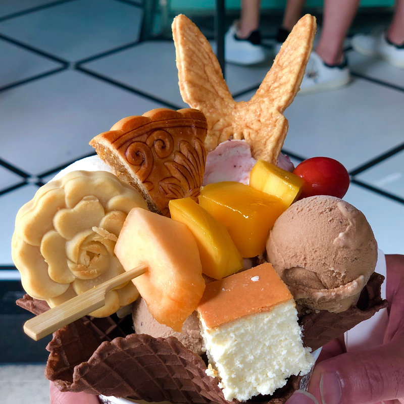 パフェ(宮原眼科)