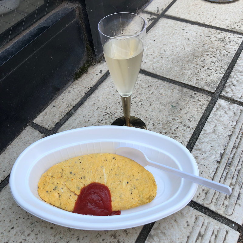 トリュフ風味のオムレツ(Ｂistro Sentiment)