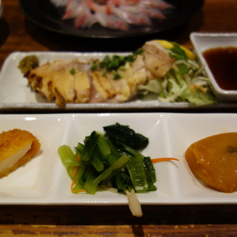 お通し(壱岐の食材と日本酒のお店 髭達磨 姪浜駅本店)