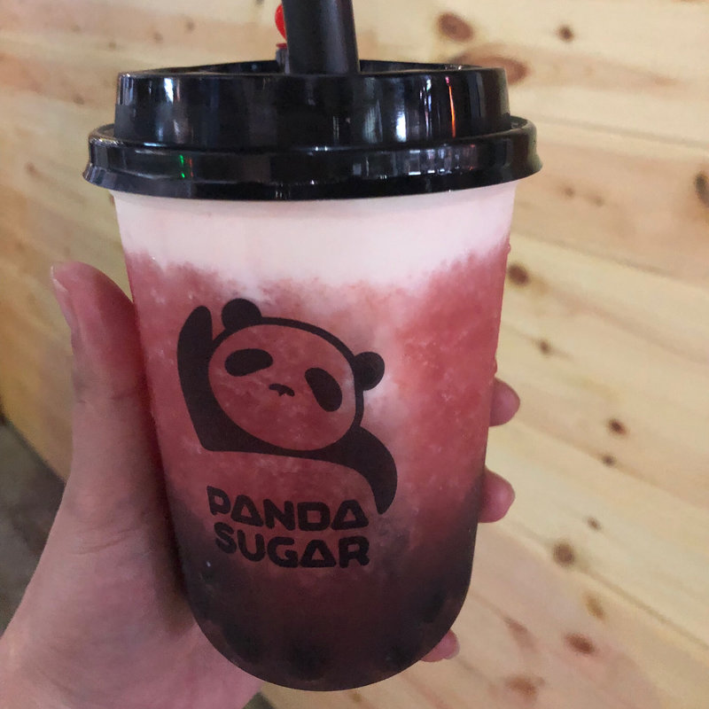 スイカミルクフォームタピオカ(PANDA SUGAR 品川店)