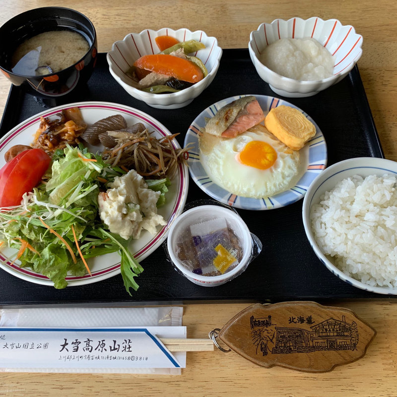 朝ブュッフェ(大雪高原山荘)