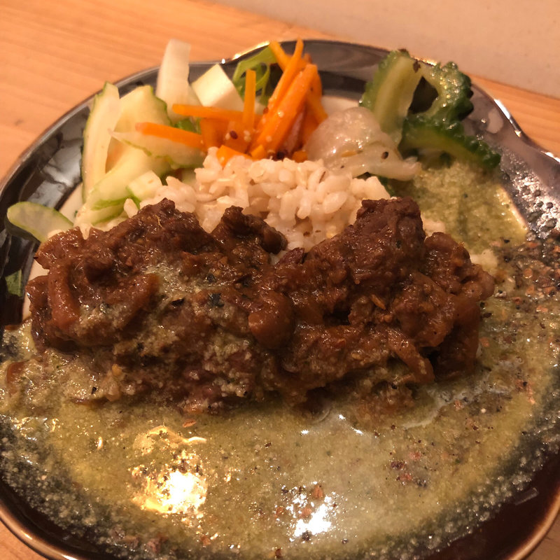 牛しぐれネギポタージュカリー(ソラトブカリー)