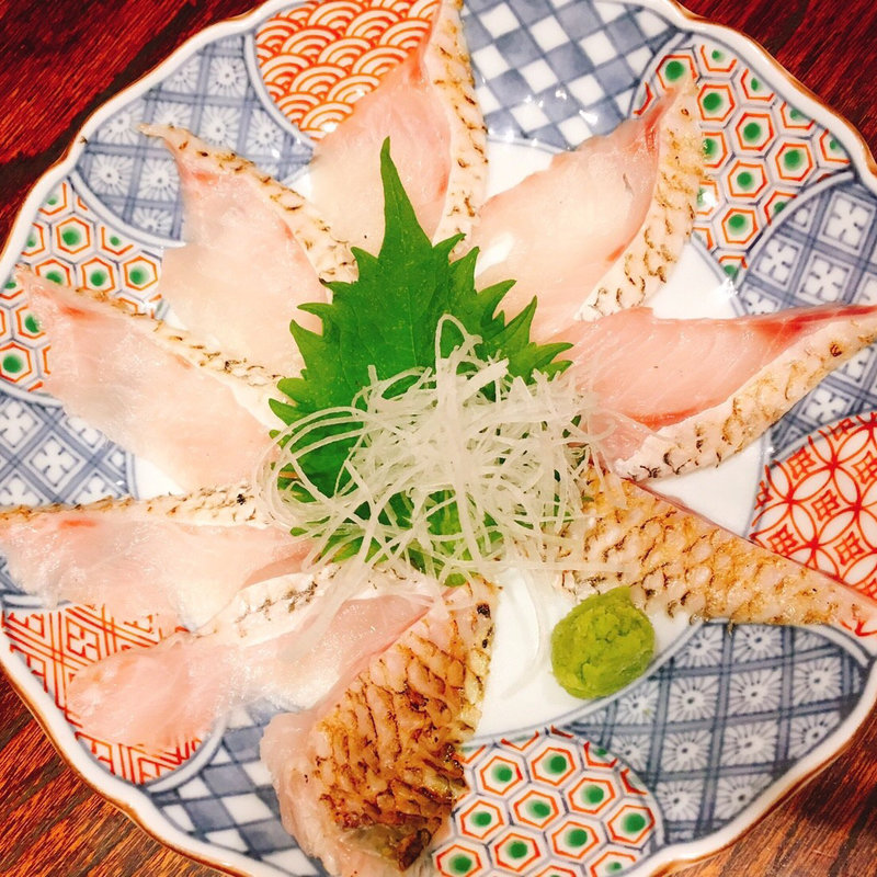 のどぐろの炙り(近江町市場 刺身屋)