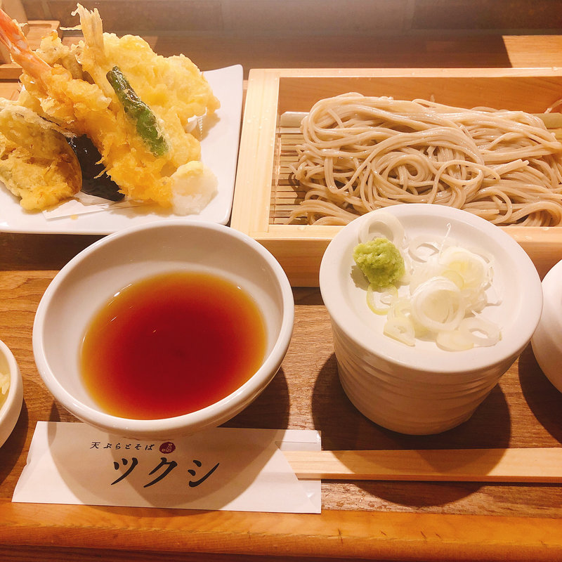 天ぷらせいろ(天ぷらとそば ツクシ)