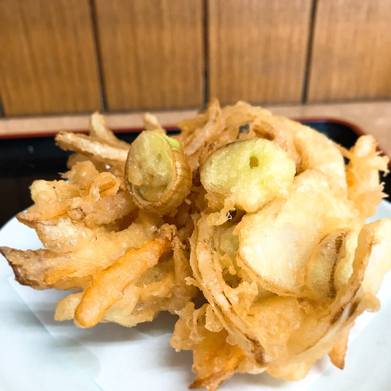 かき揚げ 天ぷら(ねぎどん )