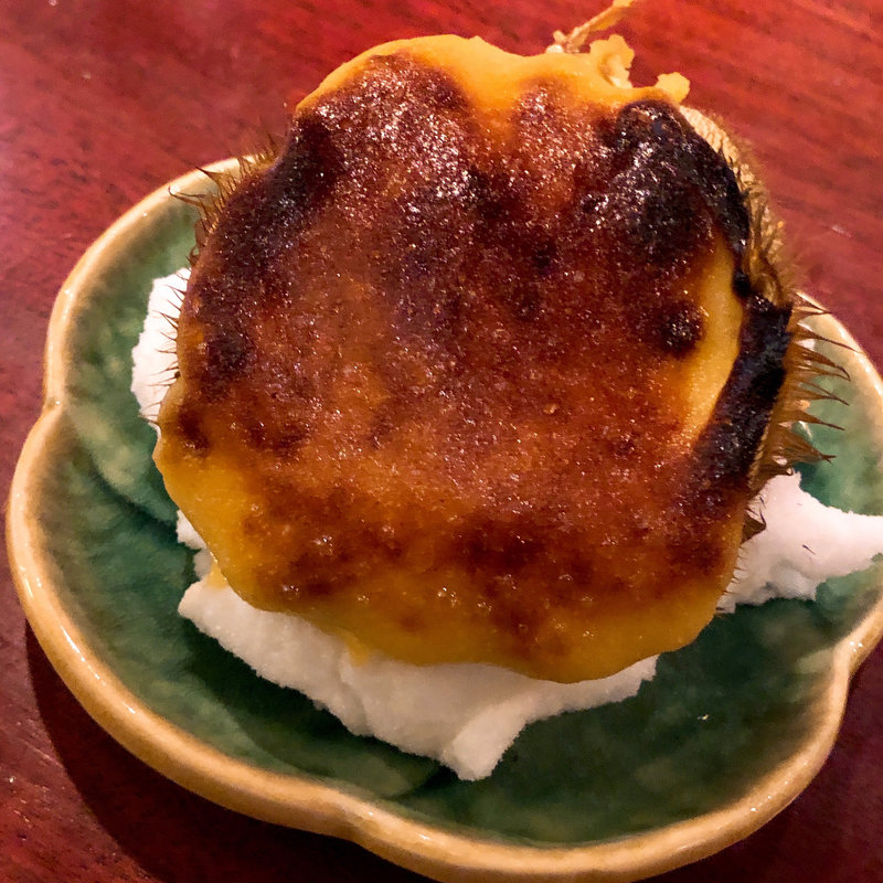 毛ガニ黄餡焼き（要予約）　　　(銀座こころん)