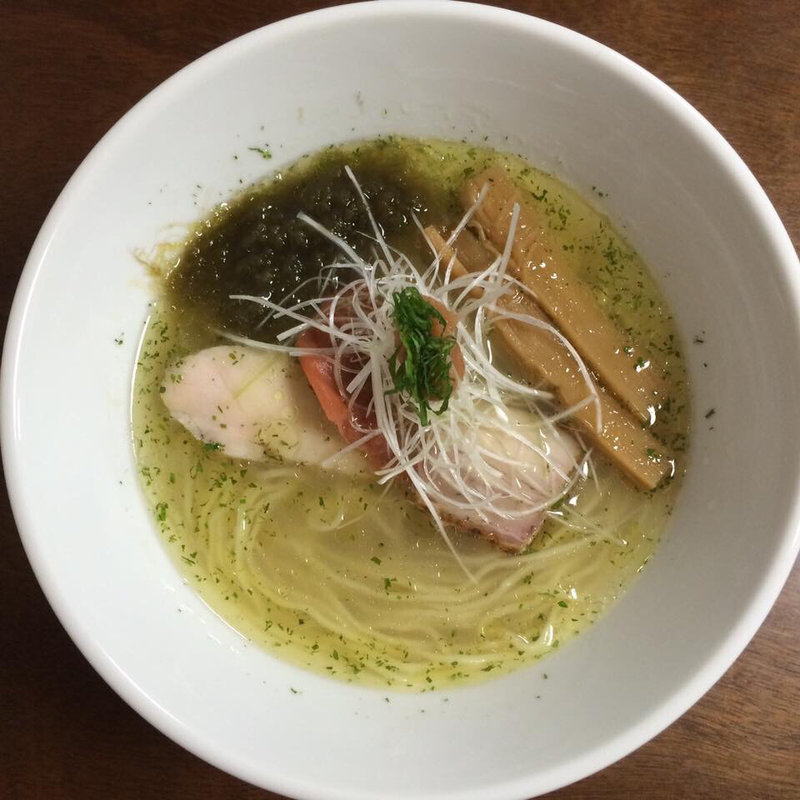 梅塩ラーメン(柳麺 多むら)