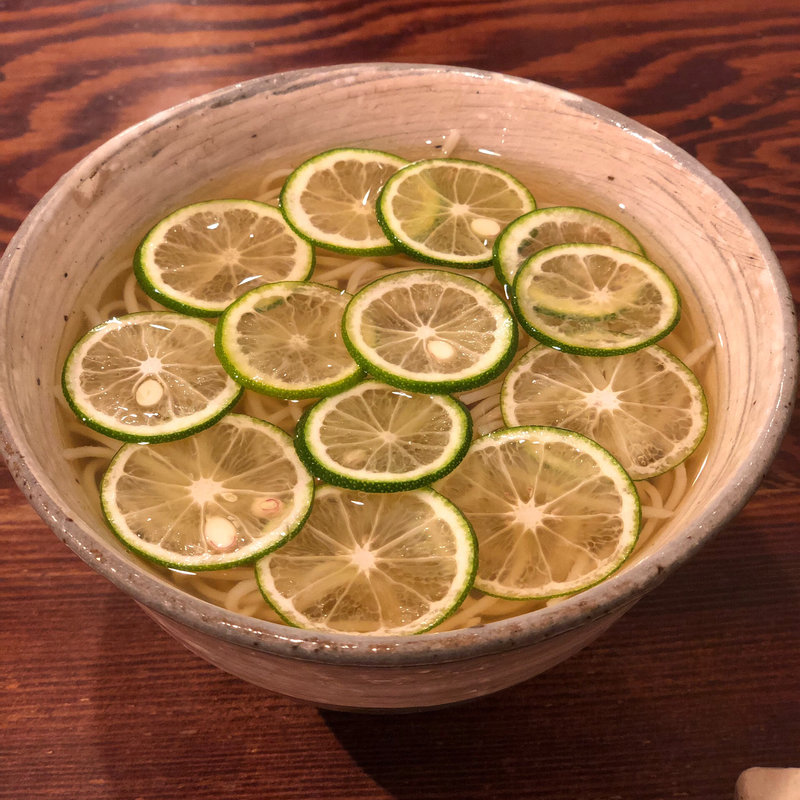 すだち蕎麦(まき埜)