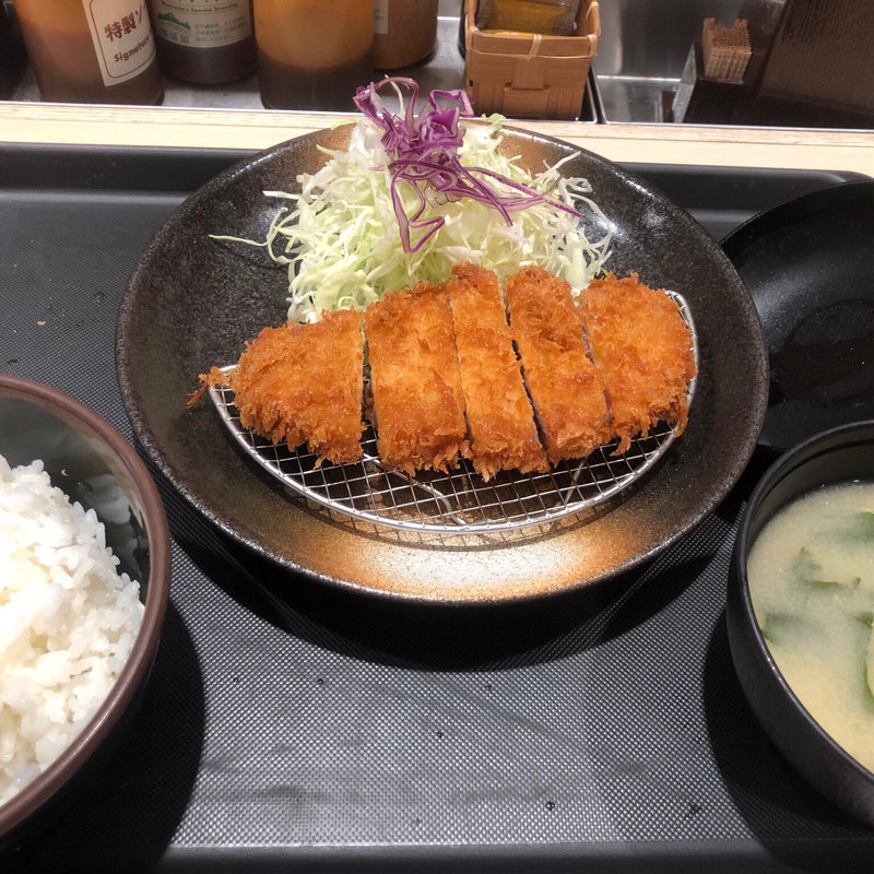 ロースかつ定食(松のや 浮間舟渡店)