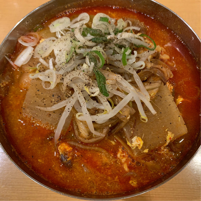 ユッケジャンラーメン(ヤンの家)