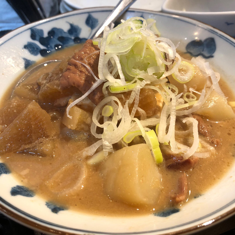 もつ煮込み(クラフトビアバル IBREW 新橋駅前店)