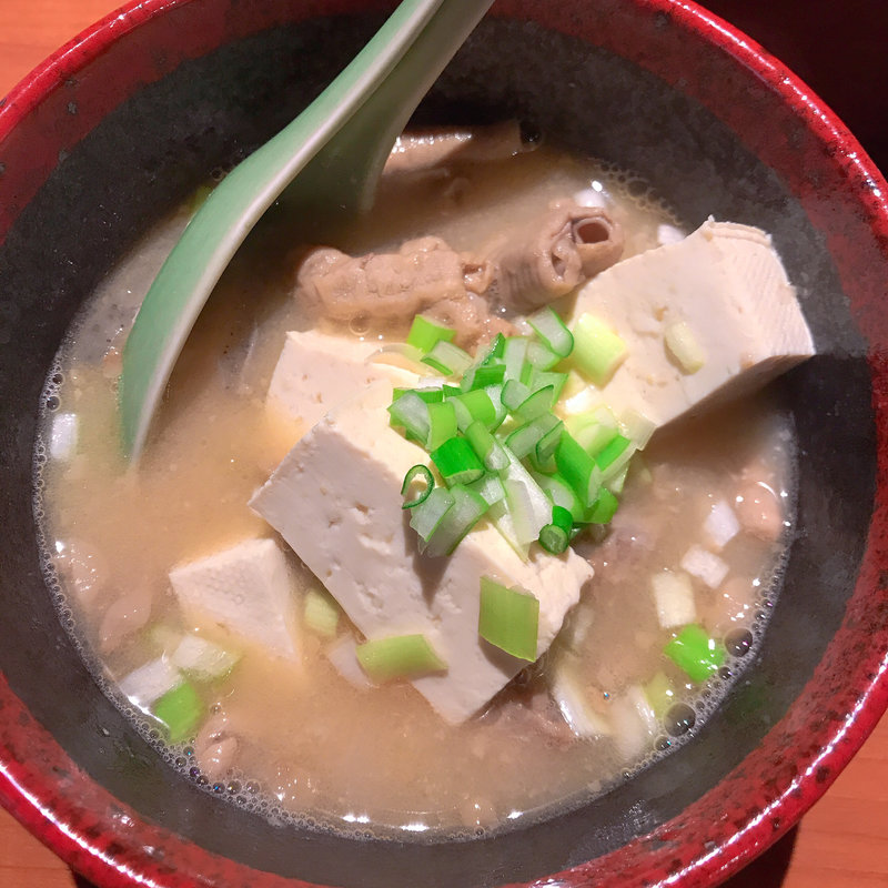 もつの味噌煮込み(すし土風炉 船橋店)