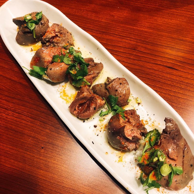 鶏レバーのスパイスオイル煮(スパイスバザール アチャカナ)