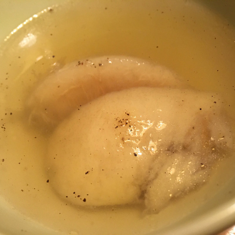 桃のおでん(こんぶや 西麻布)