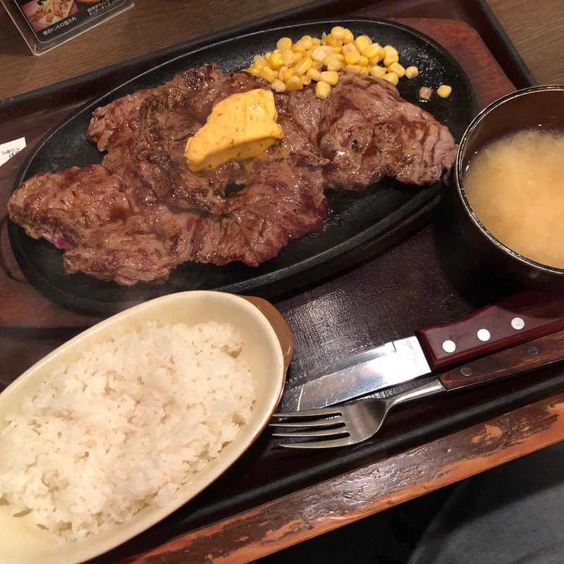 トップステーキ400g(すてーき亭 中野店)