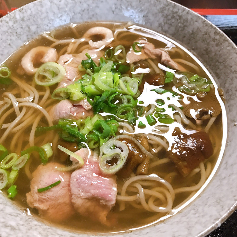 かも入りきのこそば(尾張屋 )