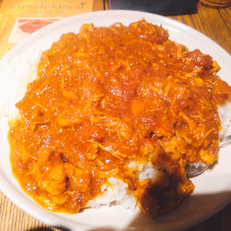 チキンカレー特盛(チキンプレイス小舟町店)