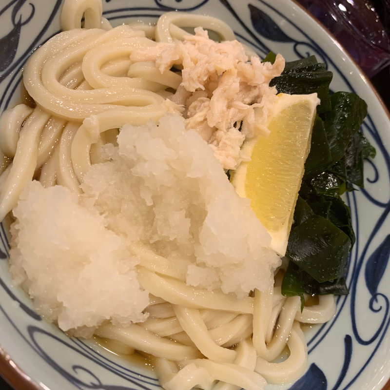 蒸し鶏ぶっかけ  大(丸亀製麺川崎ソリッドスクエア - 閉店)