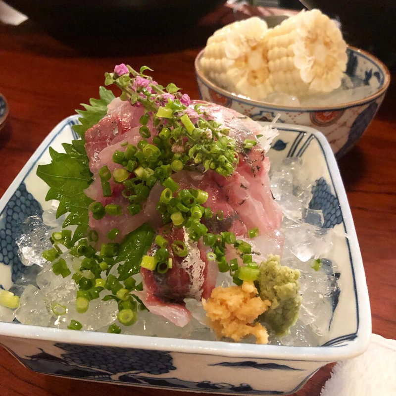 あじ刺身(立呑み おおはし)