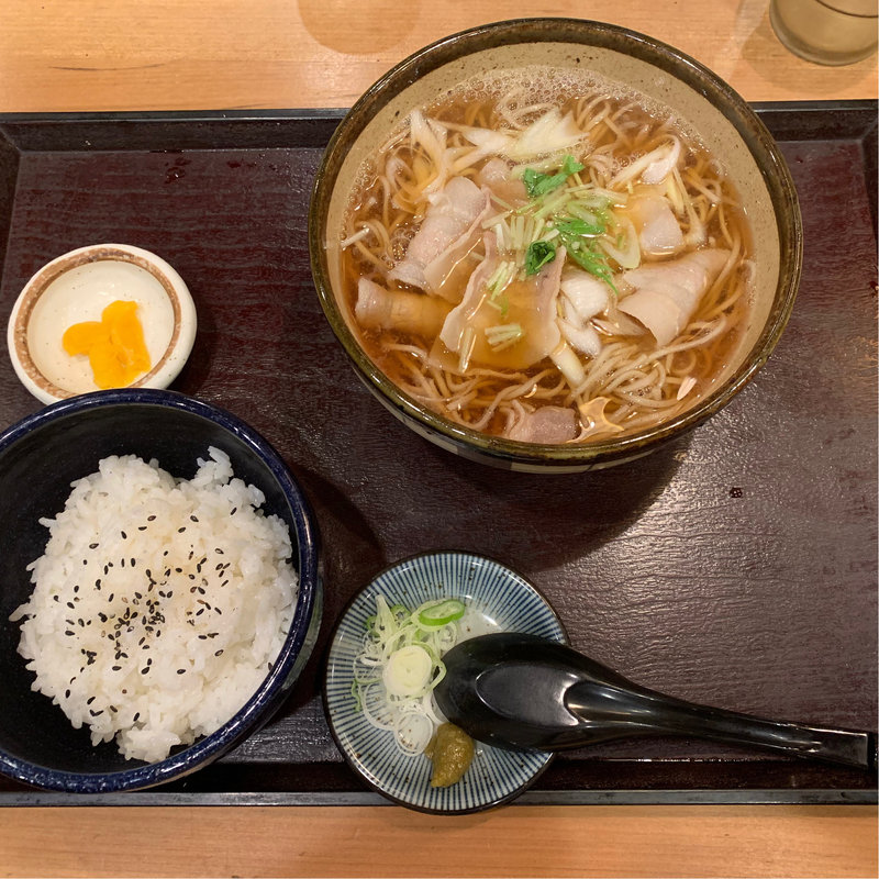 豚そばランチ(ご飯付き)(寿屋　寿庵 （じゅあん）)