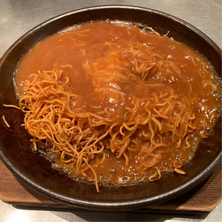 フカヒレあんかけ焼き蕎麦(筑紫楼 八重洲店 頂上麺)