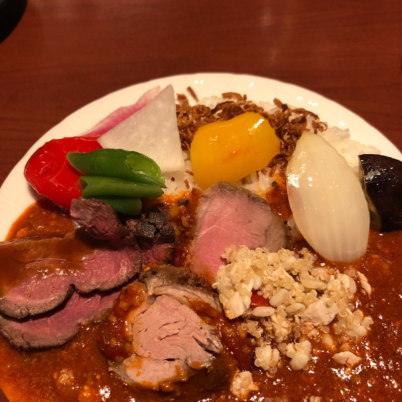 カレー（トッピングてんこ盛り）(グルメバイキング オリンピア)