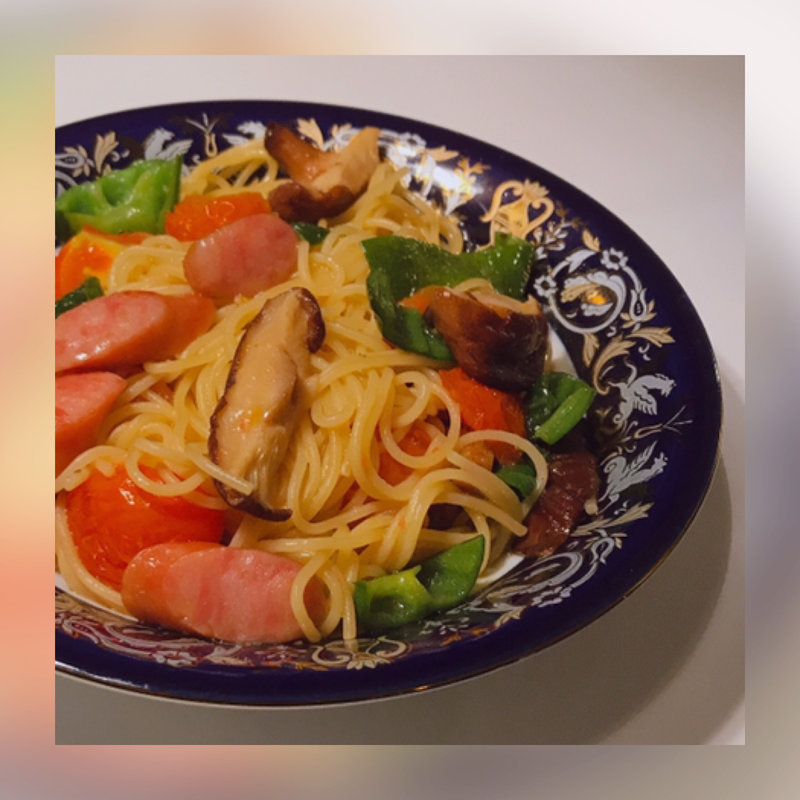 水出し和風パスタ(田園調布シークレットパスタ会)