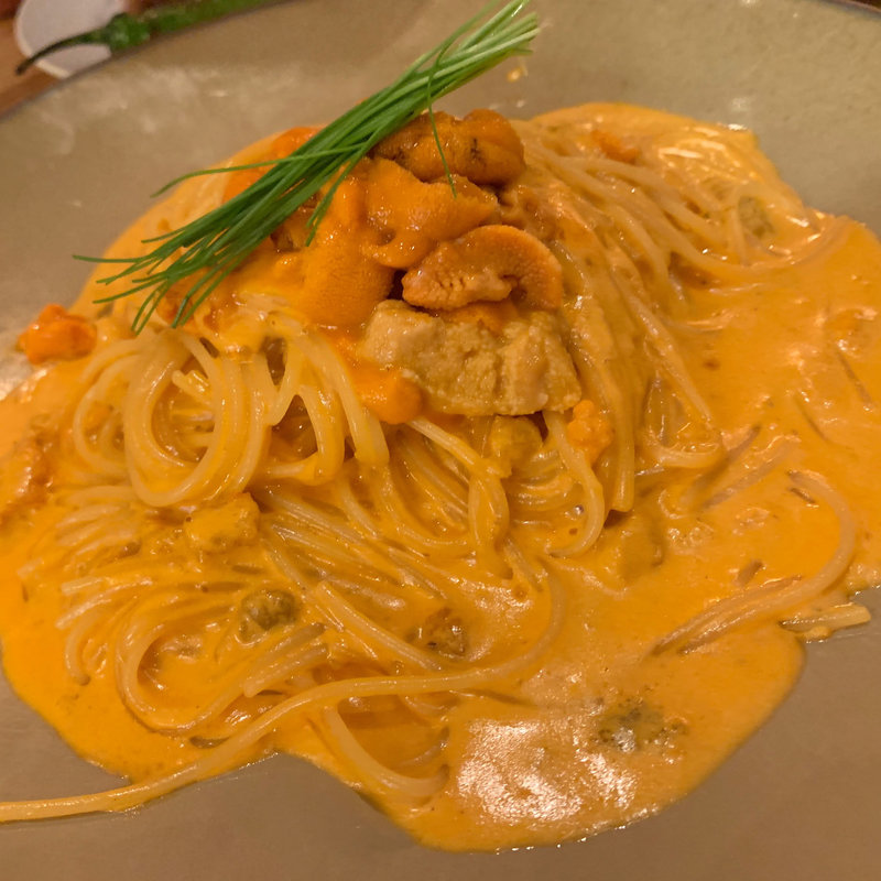 ウニのパスタ(ビストロ222)