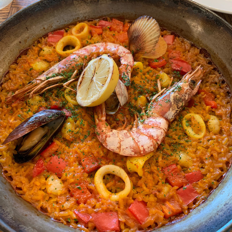 Paella Mariscos(Lubina)