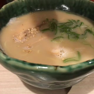 豚骨塩ラーメン(焼肉処 真)