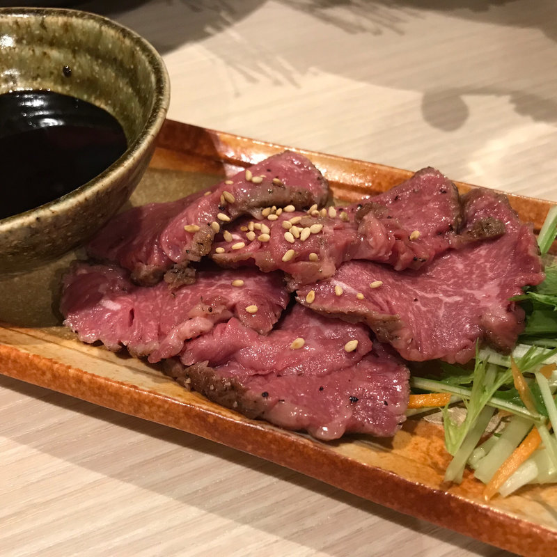 和牛のローストビーフ(焼肉処 真)