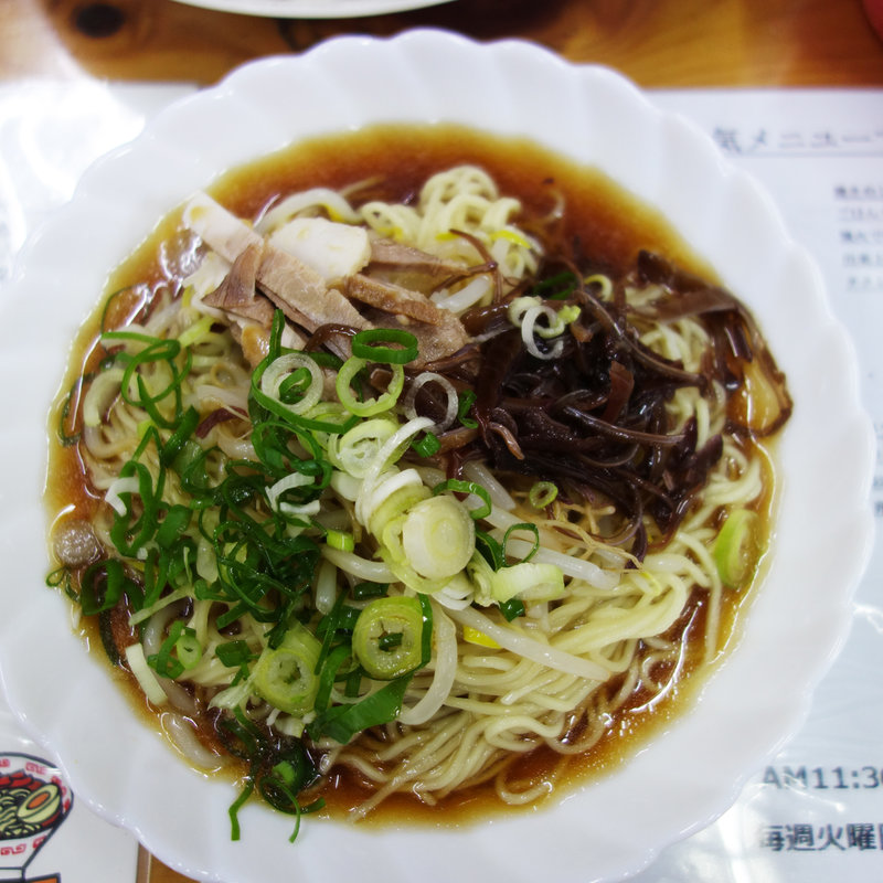 冷やしラーメン(ぼくの家)