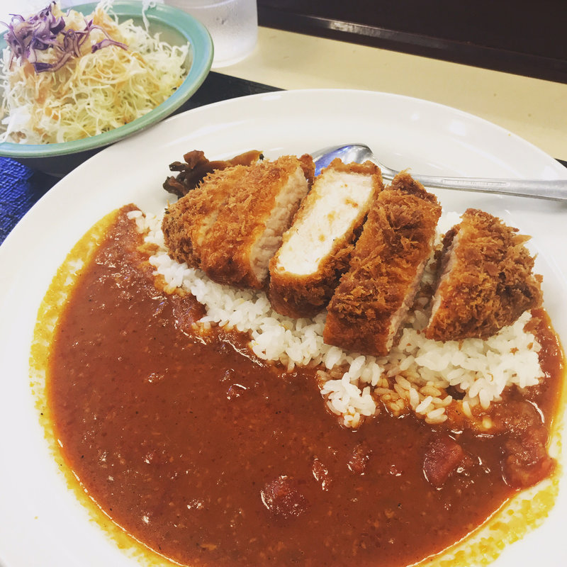 厚切りロースカツトマトカレー(松乃家 綾瀬店 )