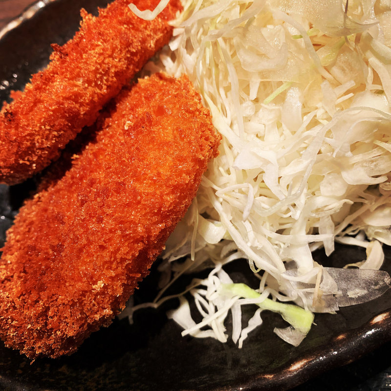 (冷やしラーメン)コロッケ定食(京風 青山)