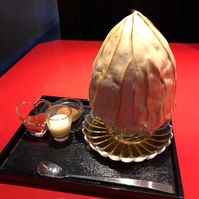 焼き氷(魚ろばた 呑み処 左藤総本店)