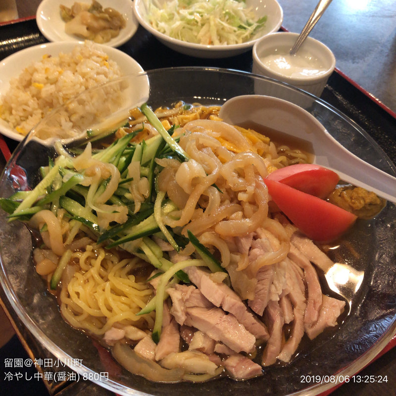 冷やし中華(醤油)(四川料理 留園)
